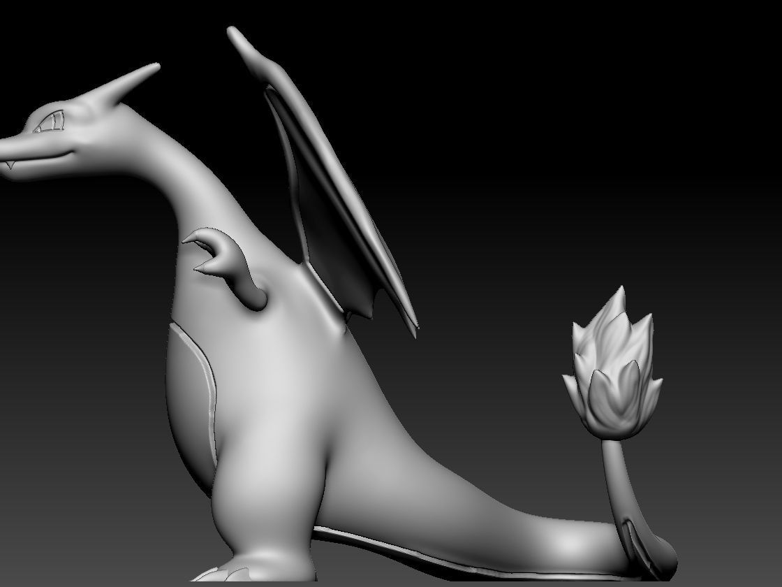 Charmander Evolution Pack 3D print model_11