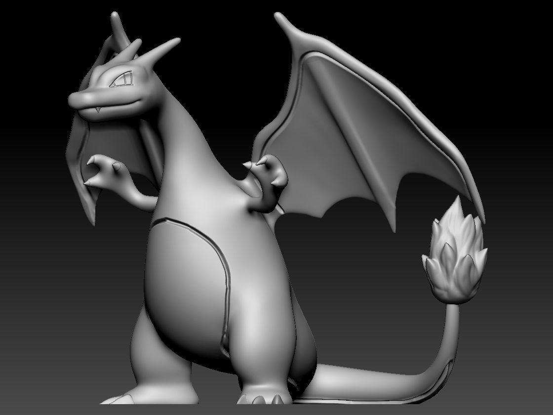 Charmander Evolution Pack 3D print model_7
