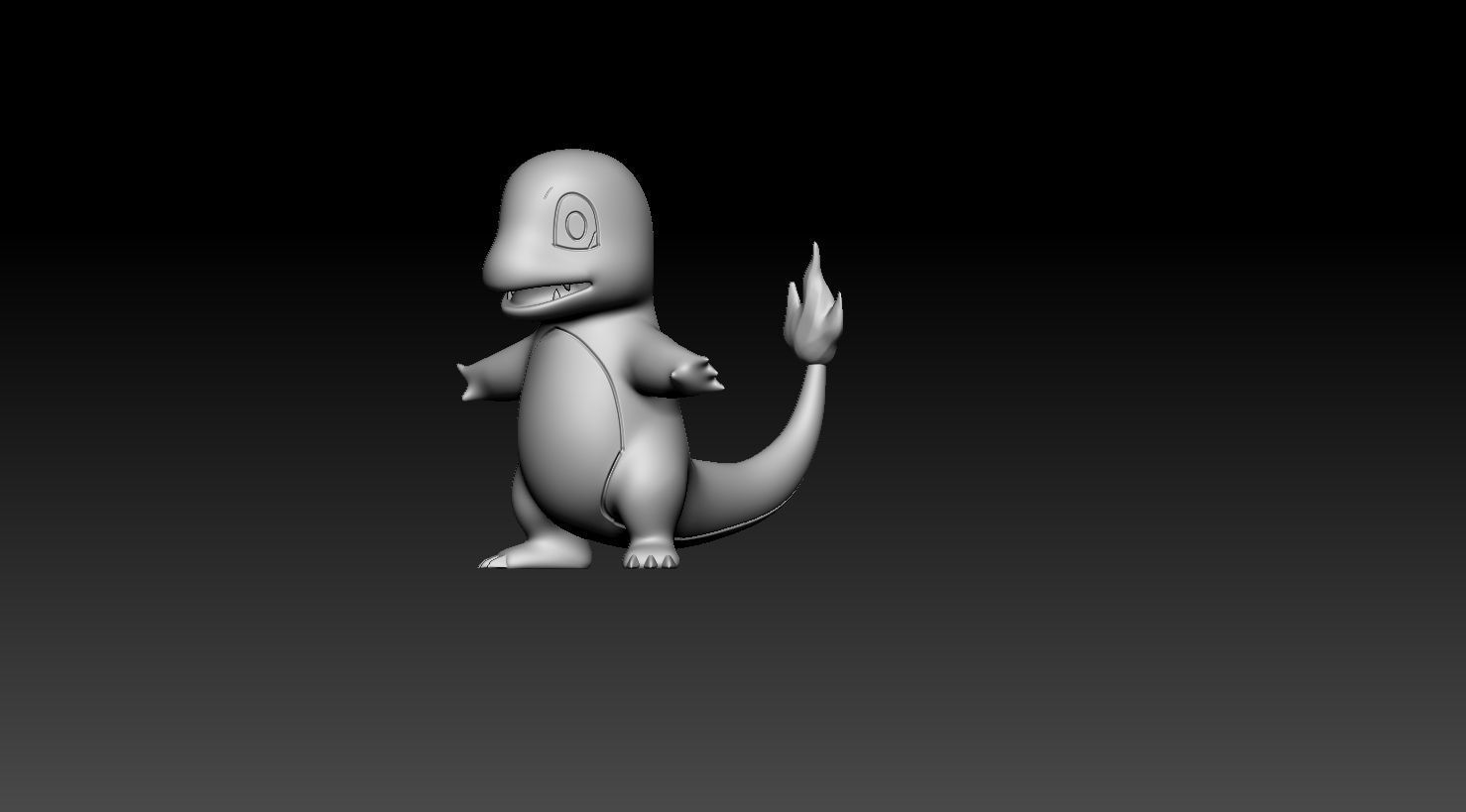 Charmander Evolution Pack 3D print model_16