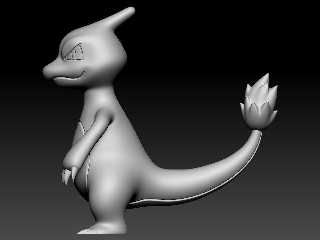Charmander Evolution Pack 3D print model_12