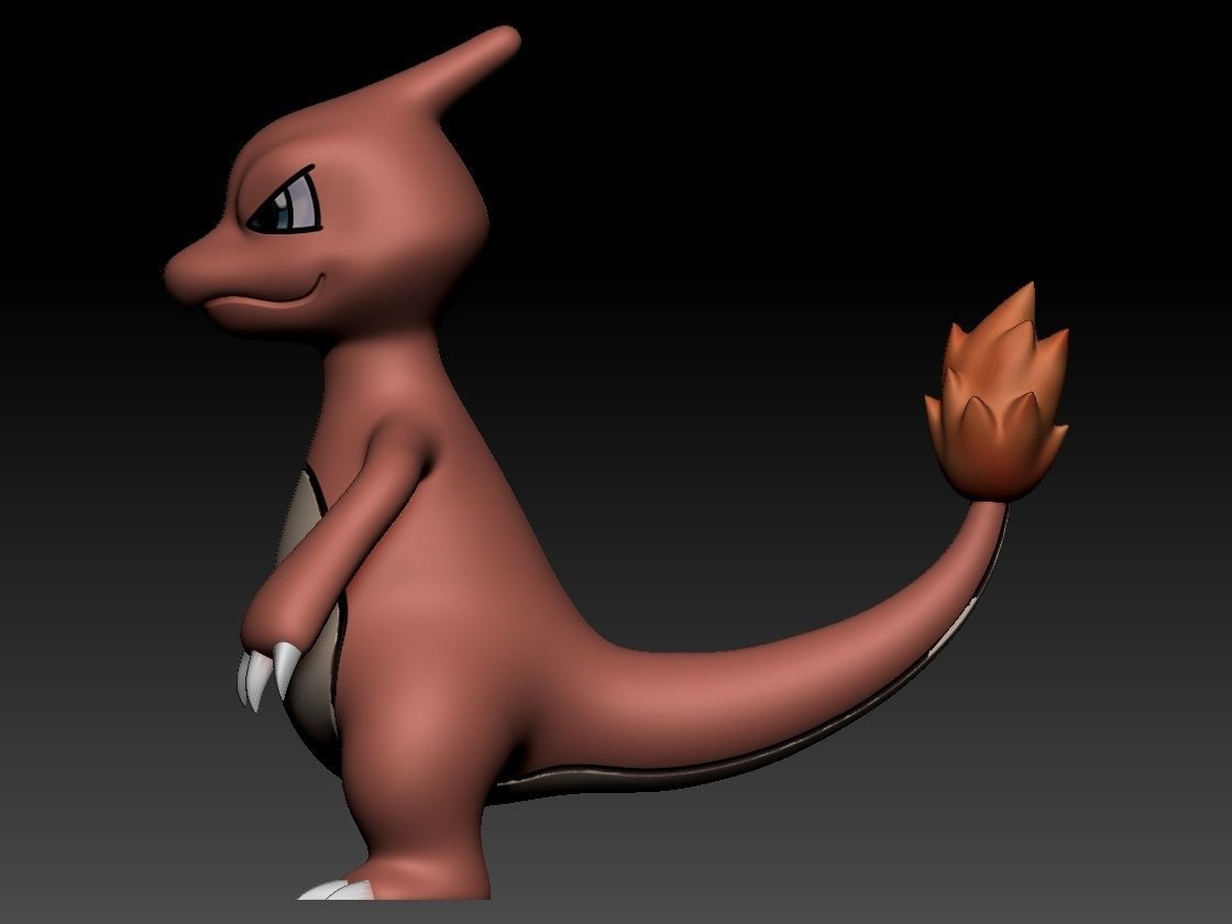 Charmander Evolution Pack 3D print model_10