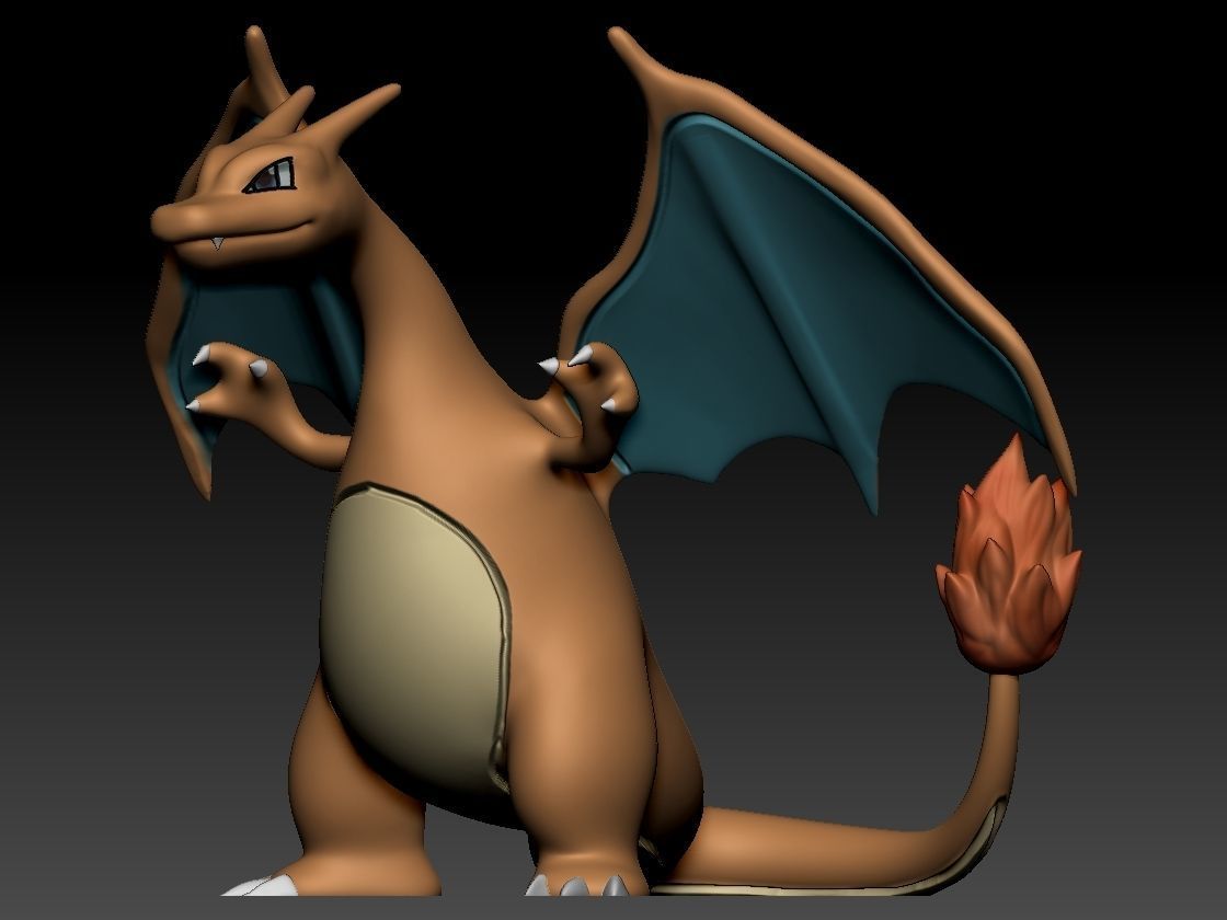 Charmander Evolution Pack 3D print model_5