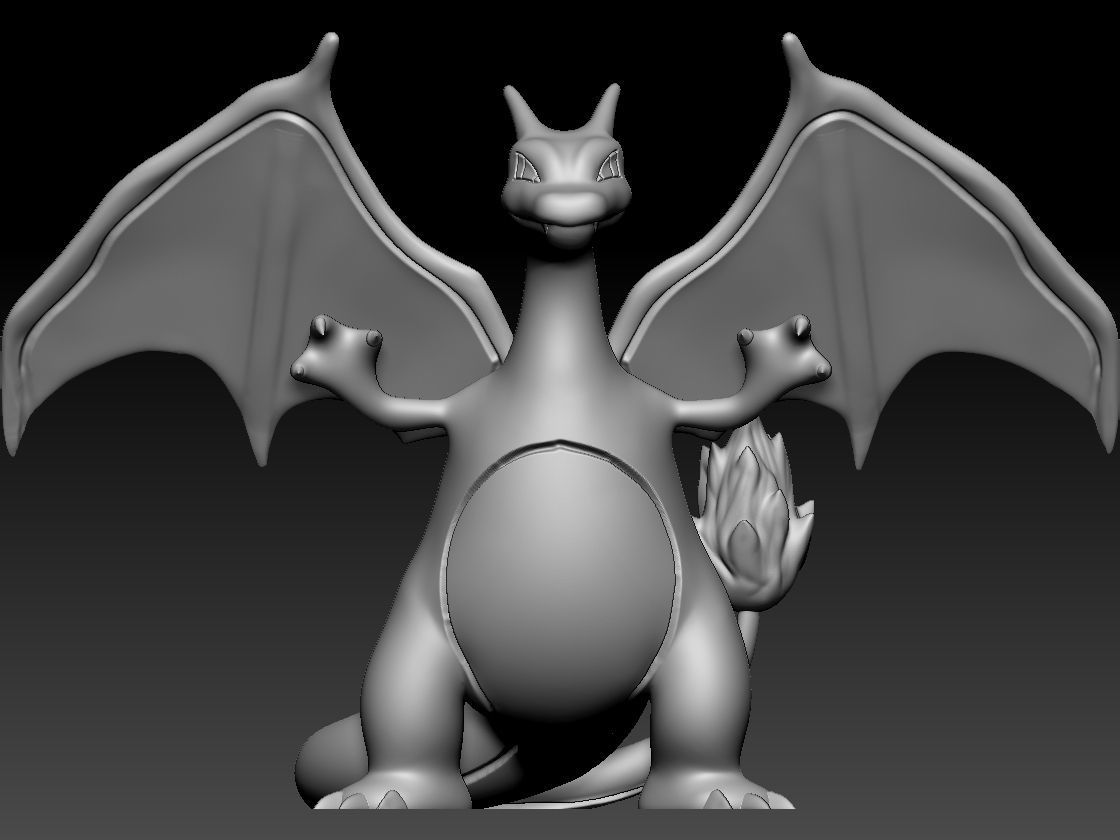 Charmander Evolution Pack 3D print model_3