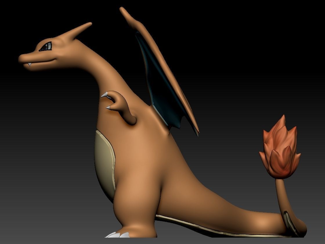 Charmander Evolution Pack 3D print model_9