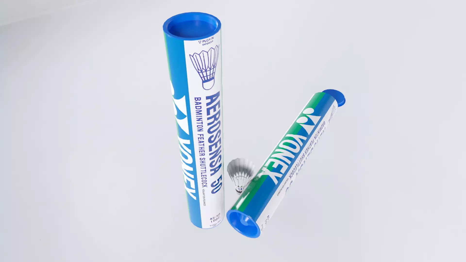 Badminton Shuttlecock Low-poly 3D model_0