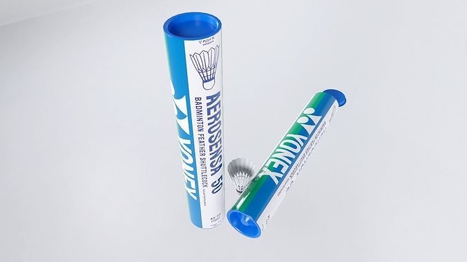 Badminton Shuttlecock Low-poly 3D model
