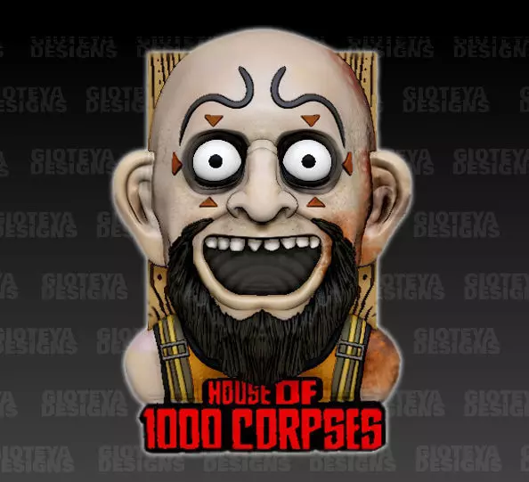 House of 1000 Corpses Ravelli Mask 3D model_0
