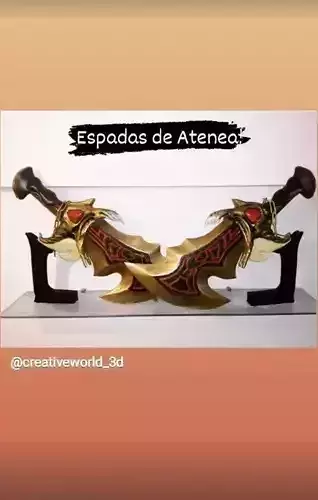 Blade of Athena Kratos God OF War 3 - 3D Printing 3D print model