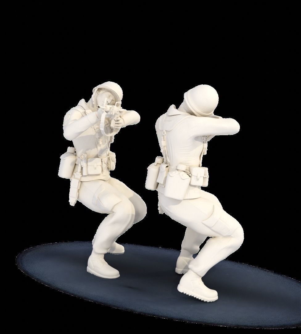 MA Models 3D Plot GIs Under Fire Diorama 1-35  3D print model_13