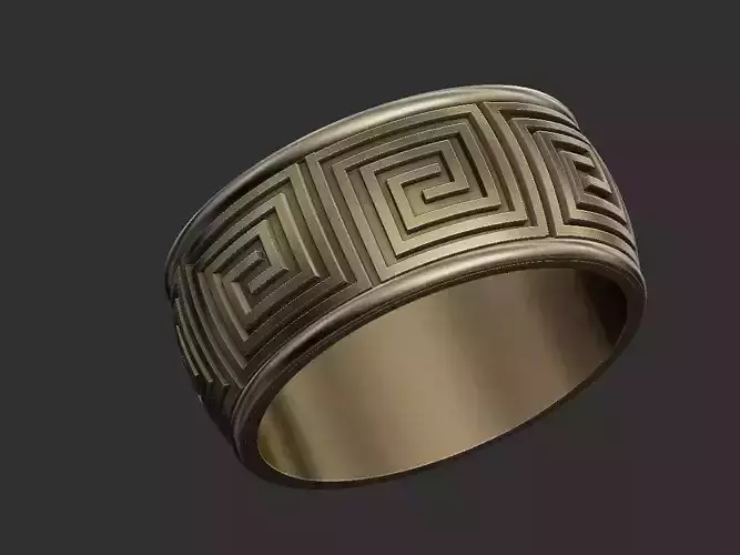Spiral Labyrinth Ring