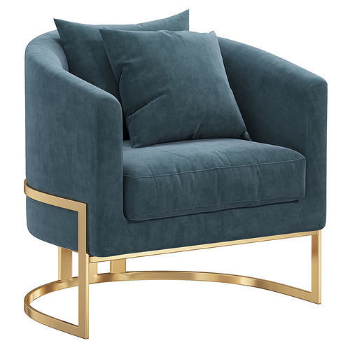 Corbin Framed Chair  3D model