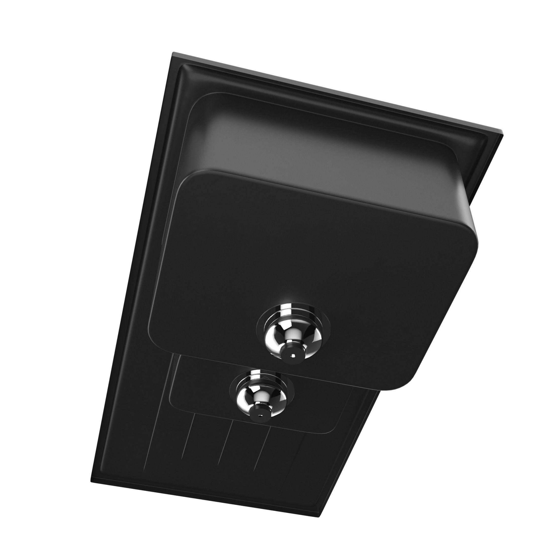 Rangemaster Igneous Granite Sink with Aquatrend Dual Tap Faucet 3D model_18