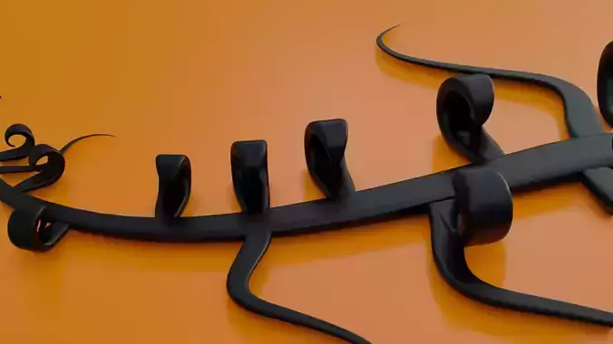 The Curl - Unified Unfolding Spiral Setup In Geometry Nodes 3D model