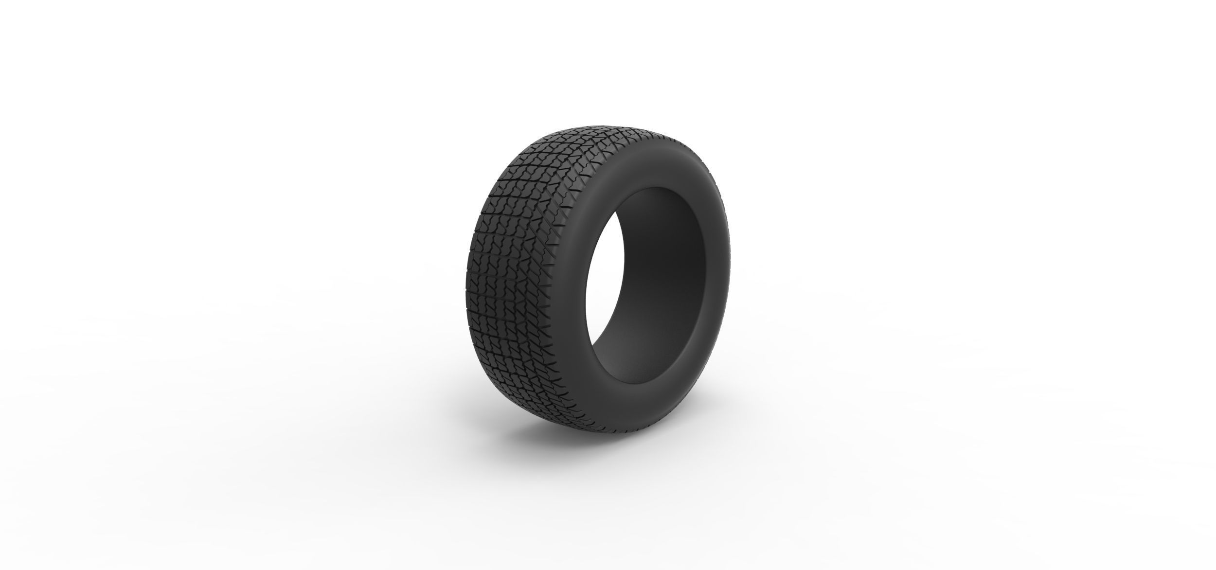 Tire of Dirt Modified stock car V5 Scale 1 to 25 3D print model_1