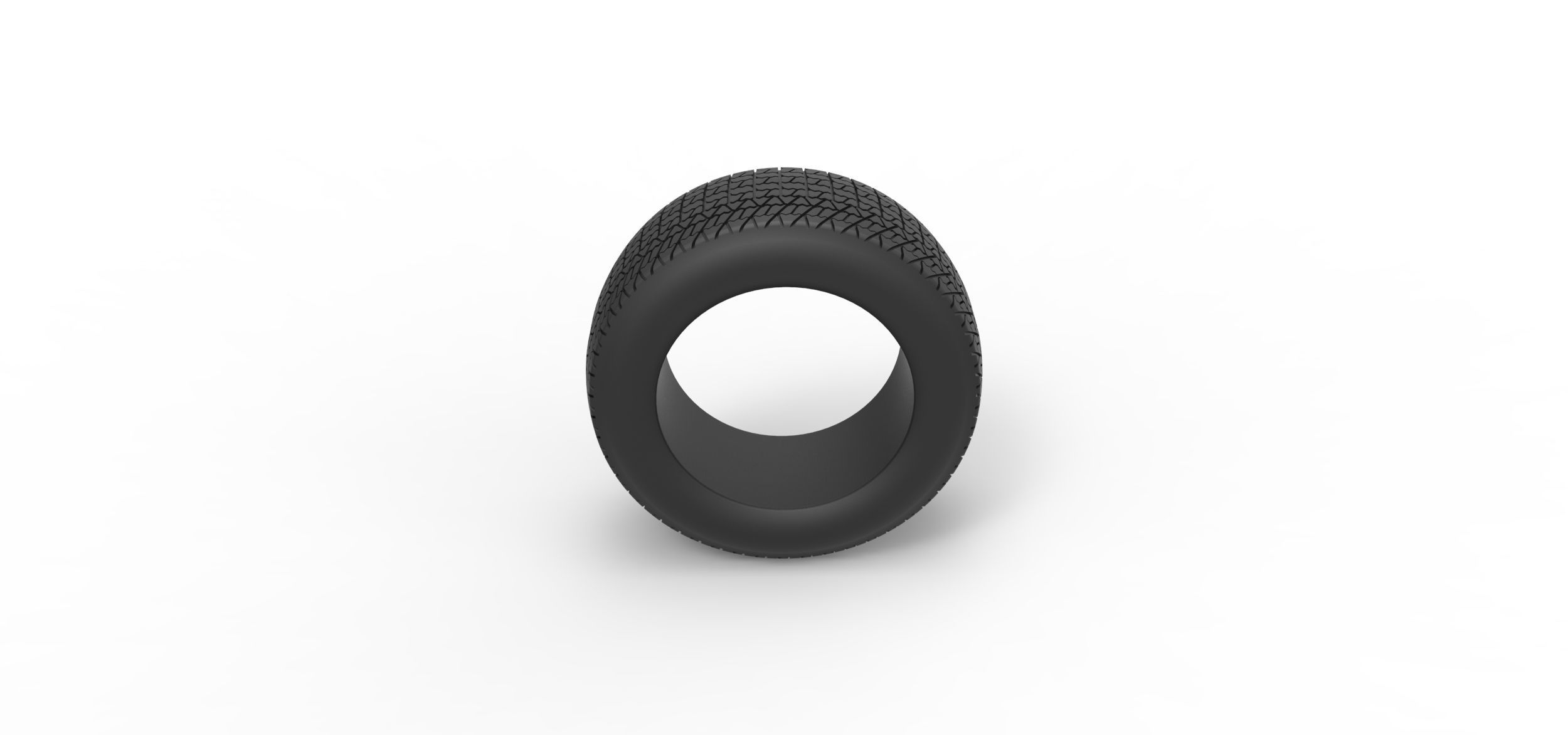 Tire of Dirt Modified stock car V5 Scale 1 to 25 3D print model_5