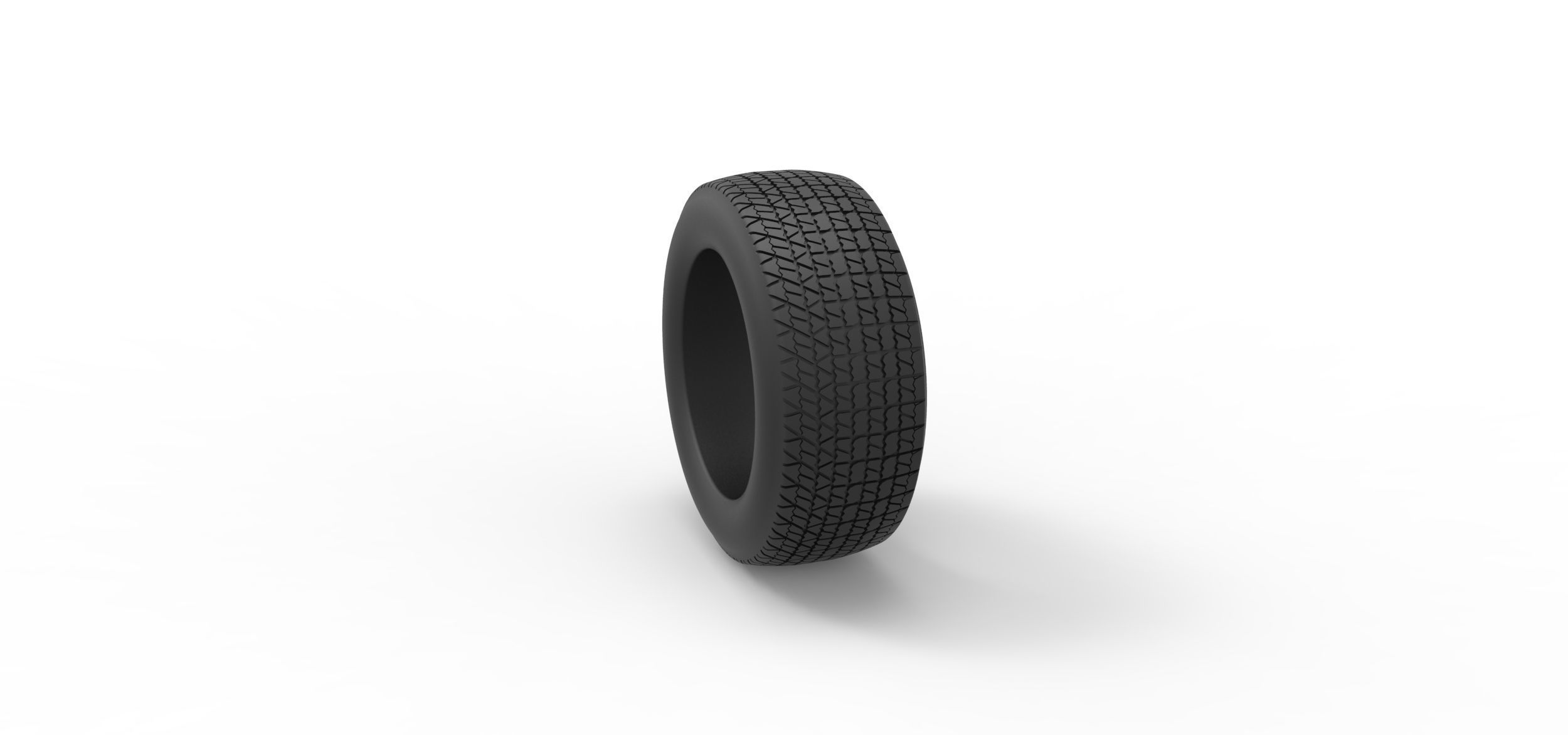 Tire of Dirt Modified stock car V5 Scale 1 to 25 3D print model_7