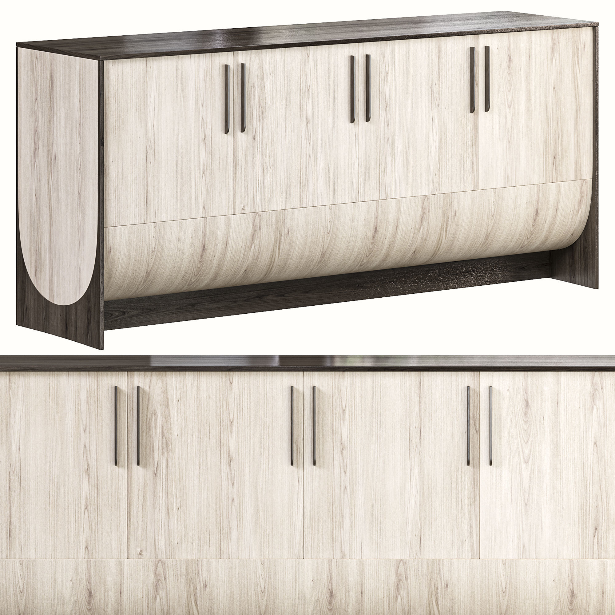 Loros Sideboard Hands 3D model_1
