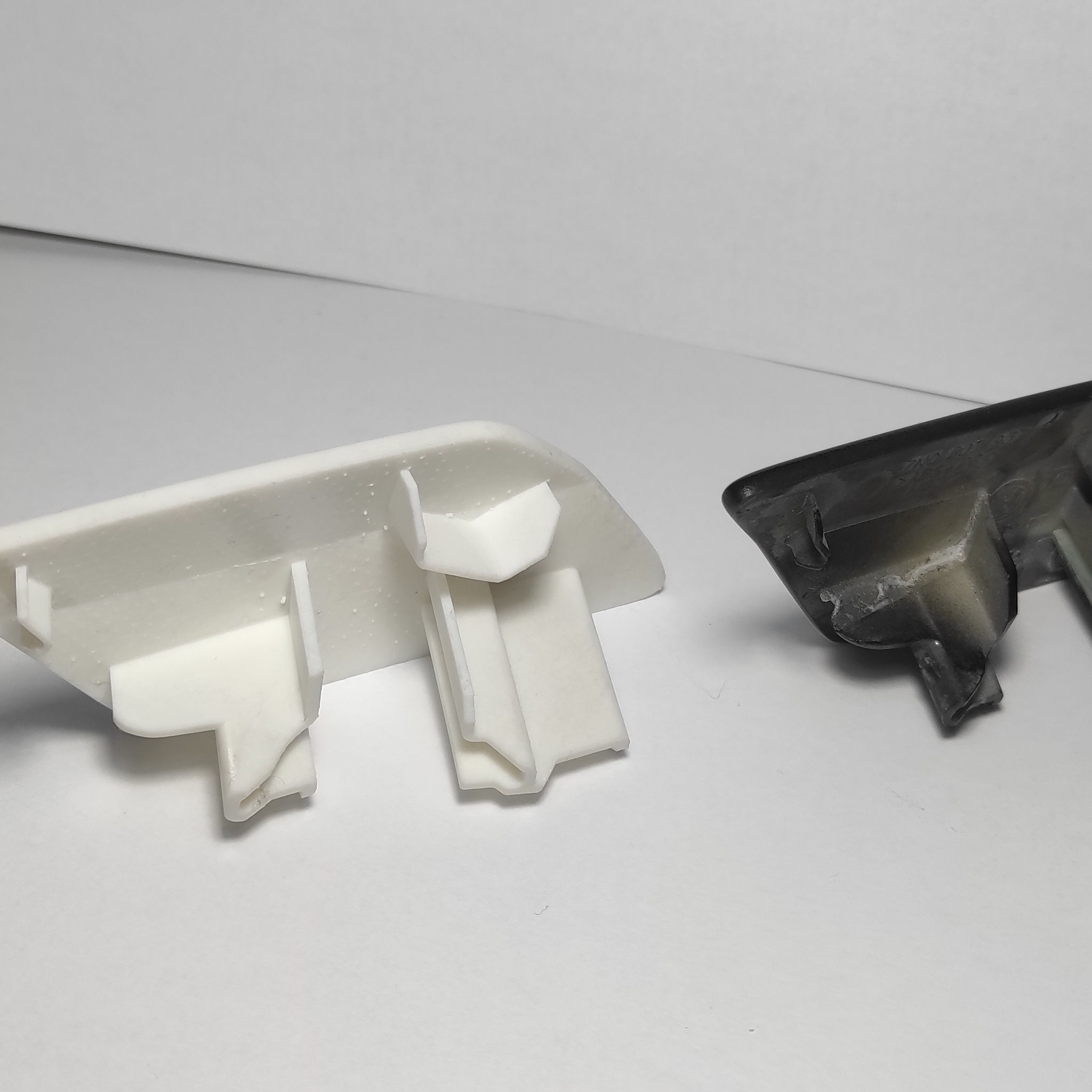 Volkswagen Front Left-Right Headlight Primed Washer Cap 3D print model_5