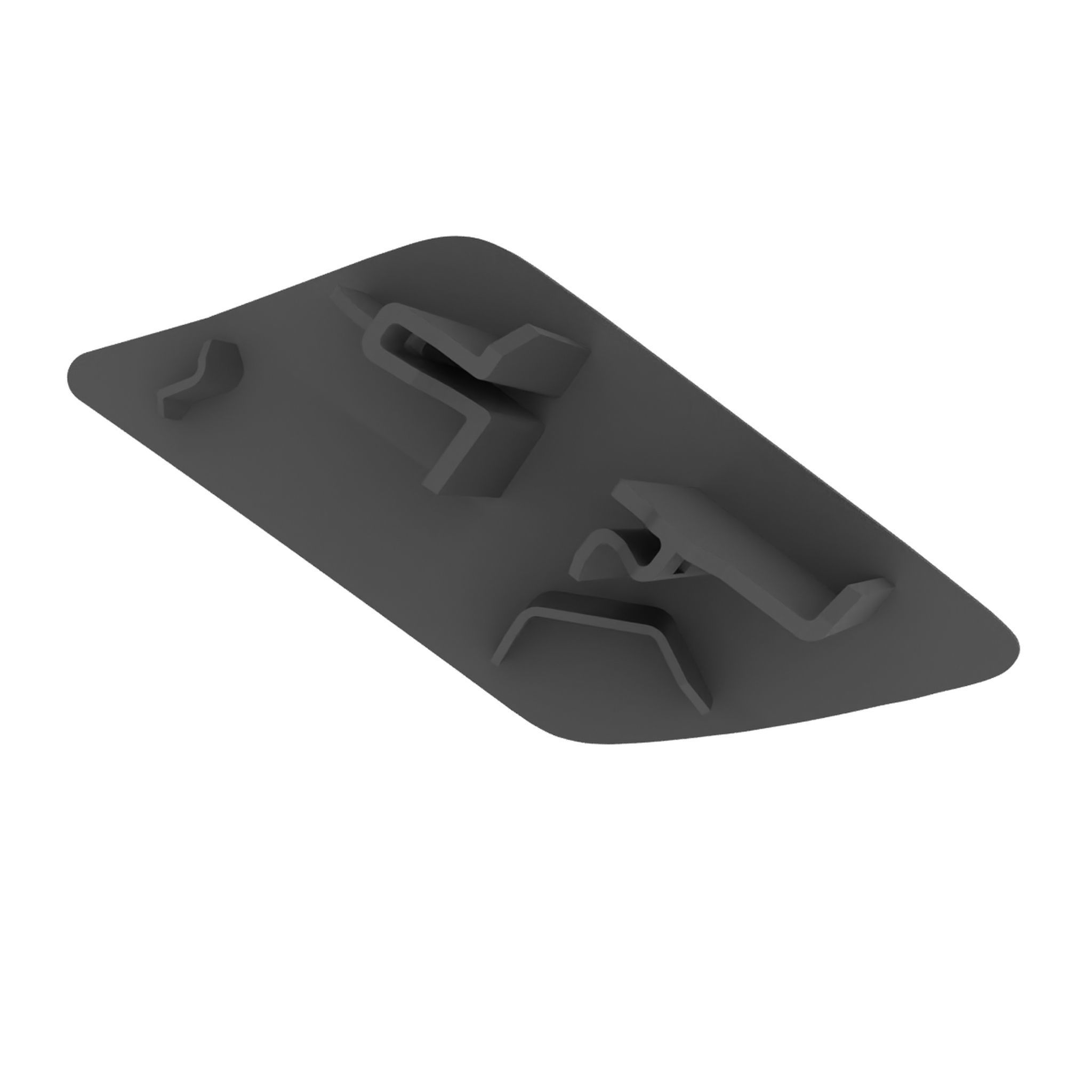 Volkswagen Front Left-Right Headlight Primed Washer Cap 3D print model_12