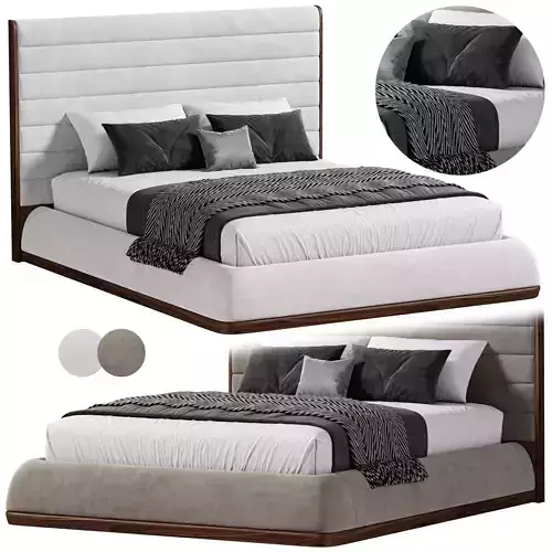La Moda King Upholstered Bed
