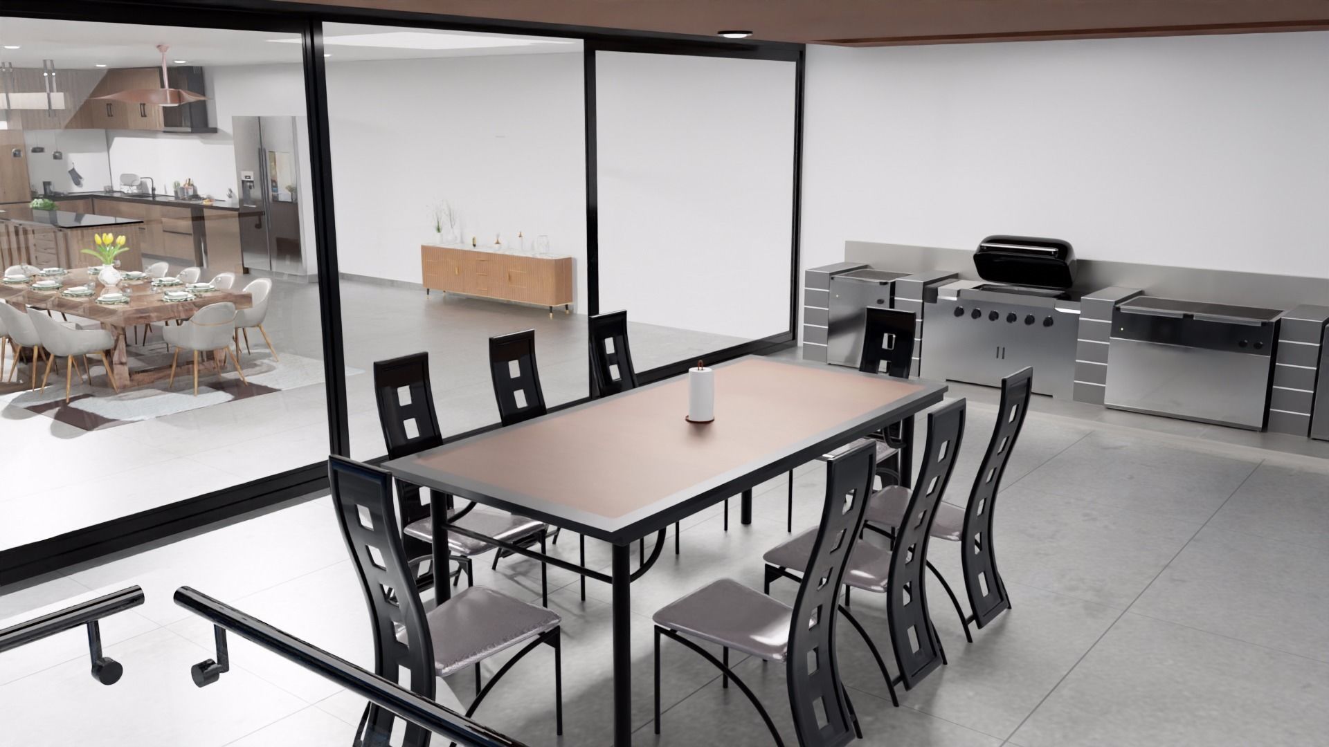 House Design Black House 3D model_25