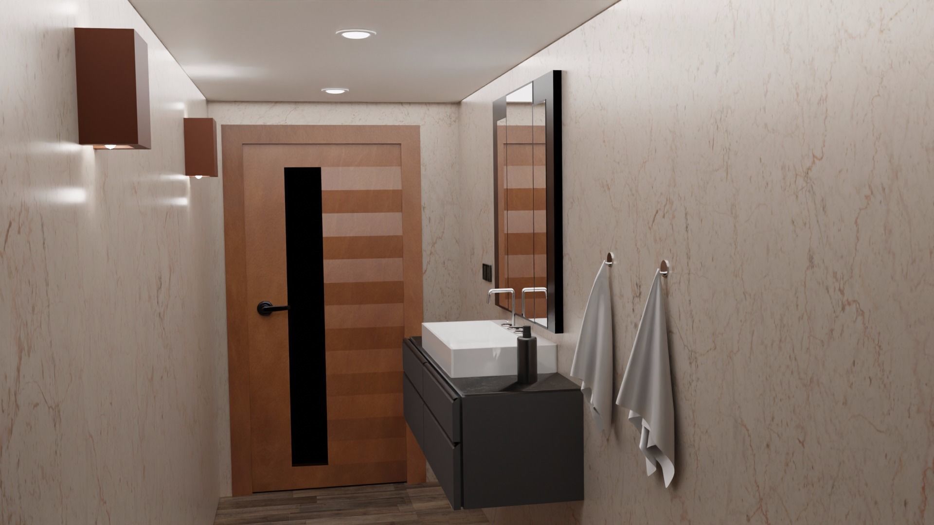 House Design Black House 3D model_12