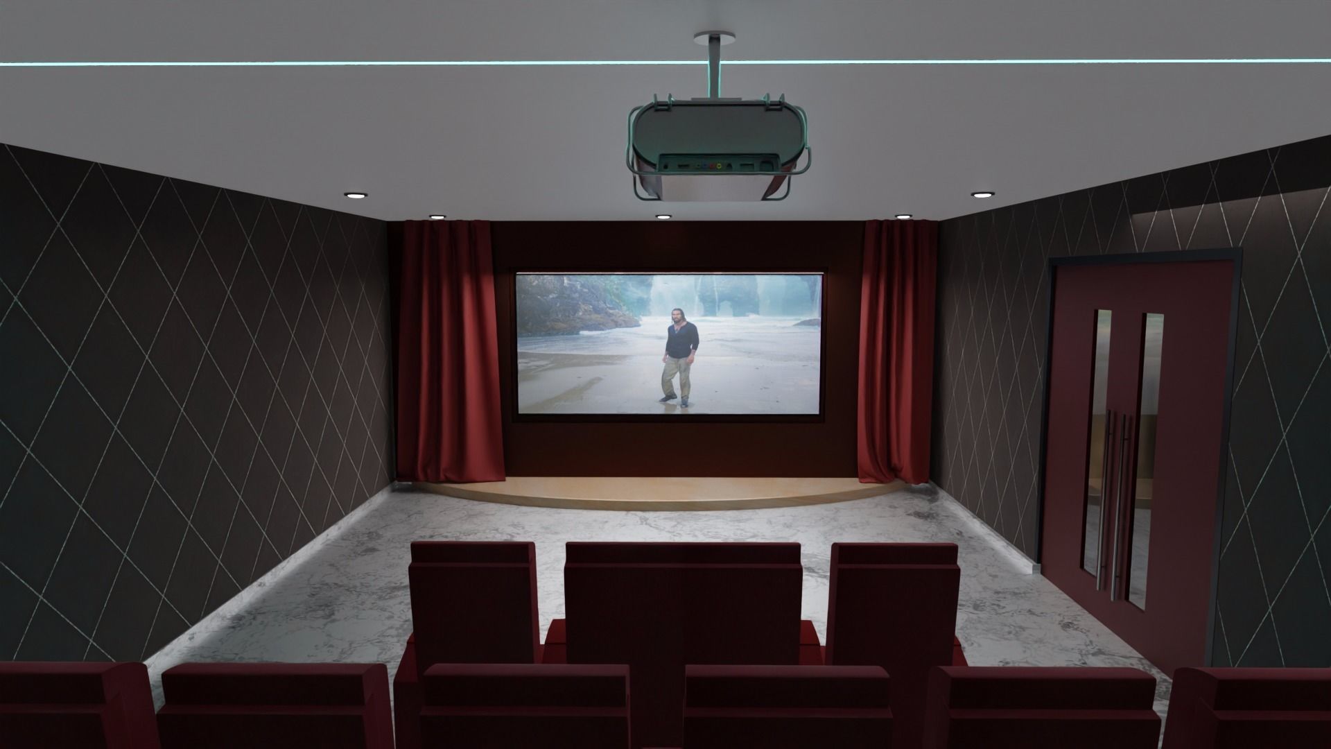 House Design Black House 3D model_16