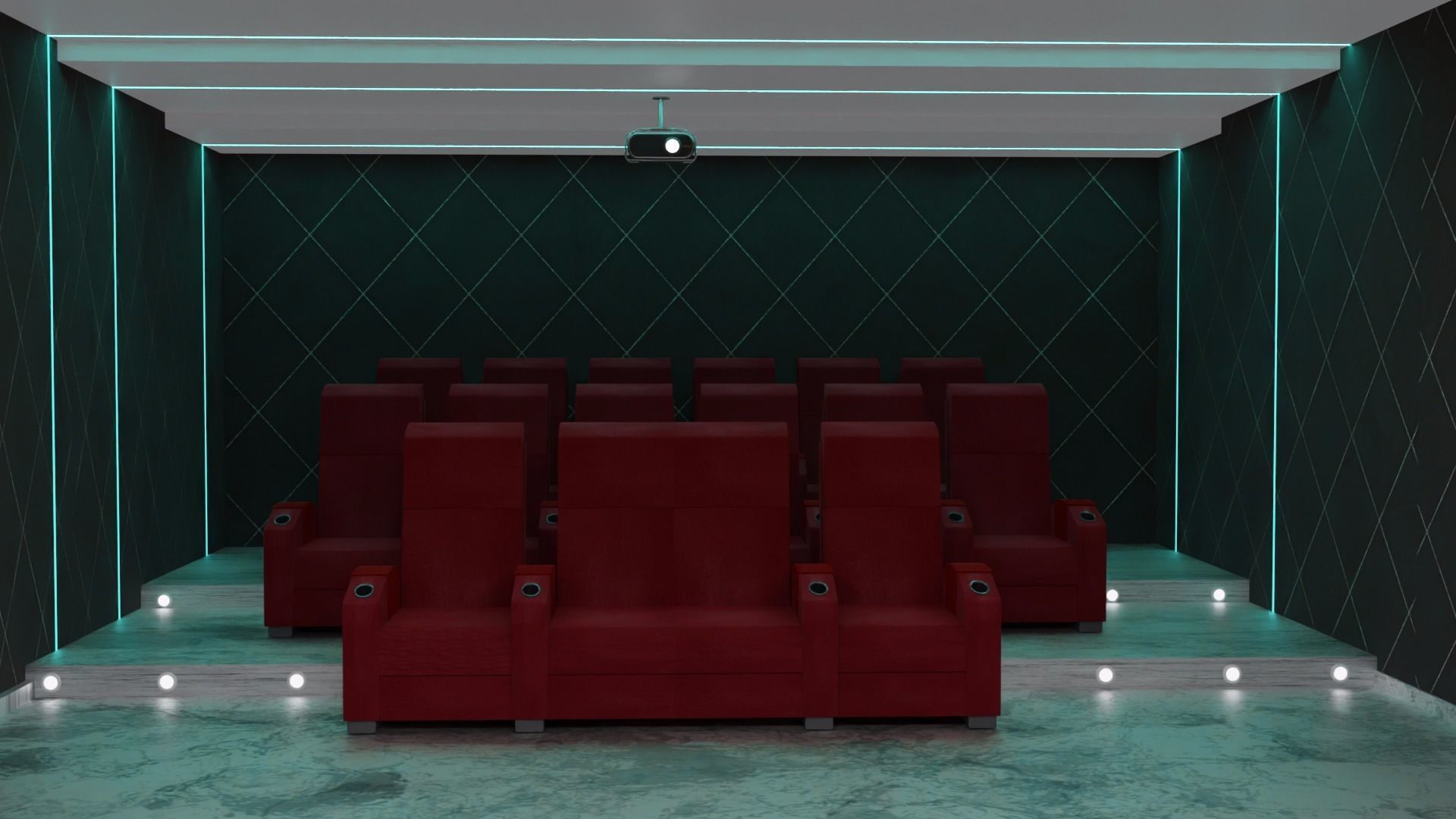 House Design Black House 3D model_15