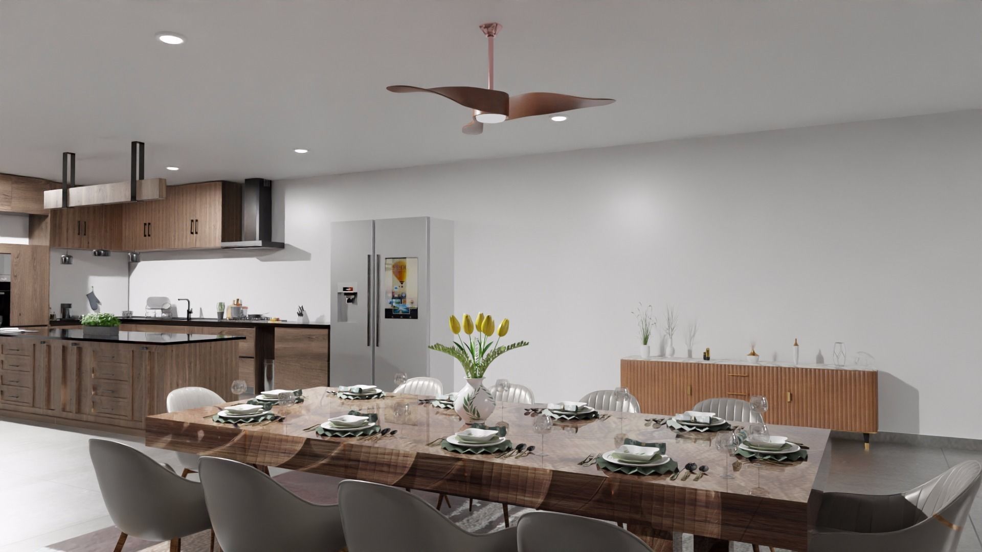 House Design Black House 3D model_22