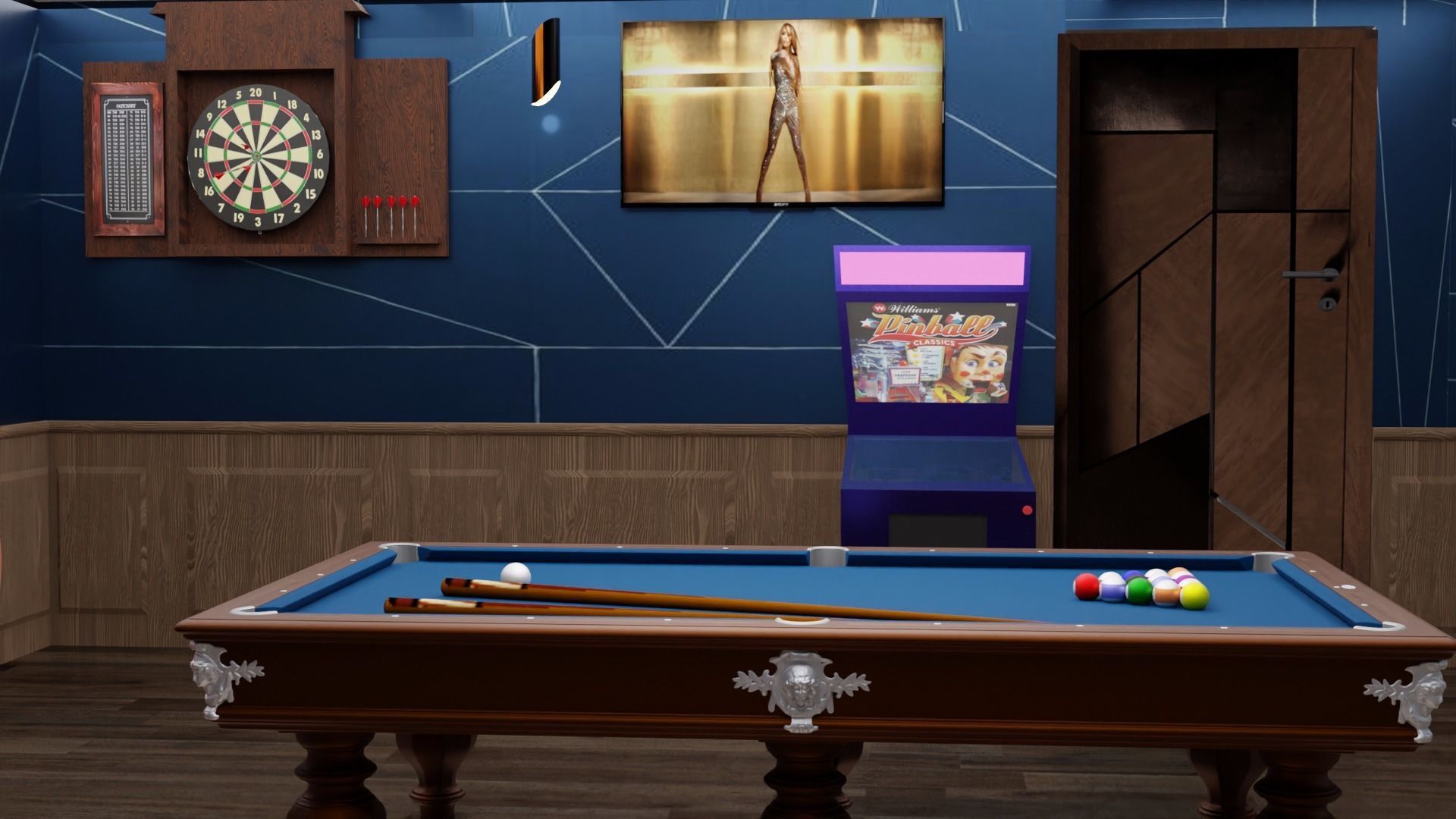 House Design Black House 3D model_7