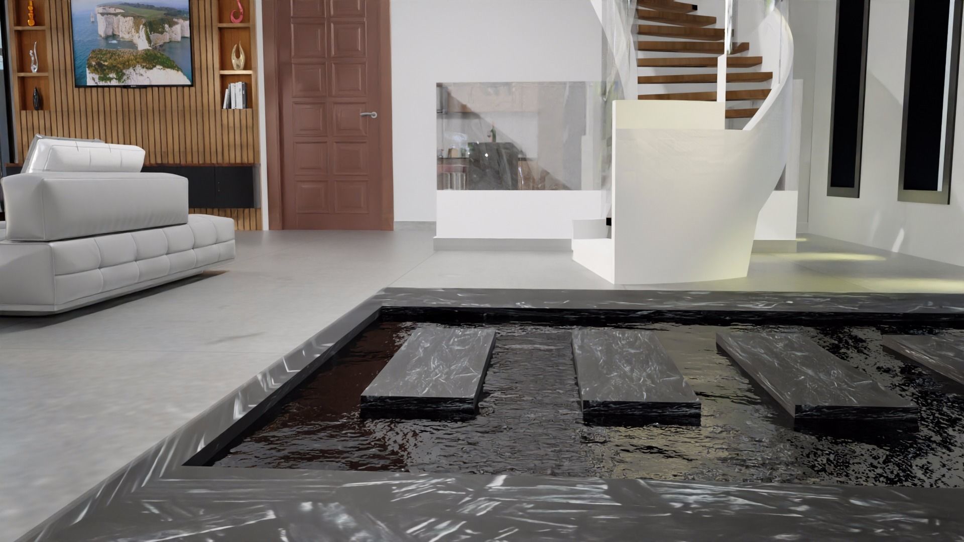 House Design Black House 3D model_31