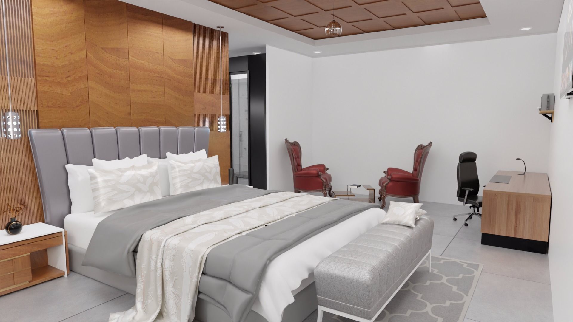 House Design Black House 3D model_32