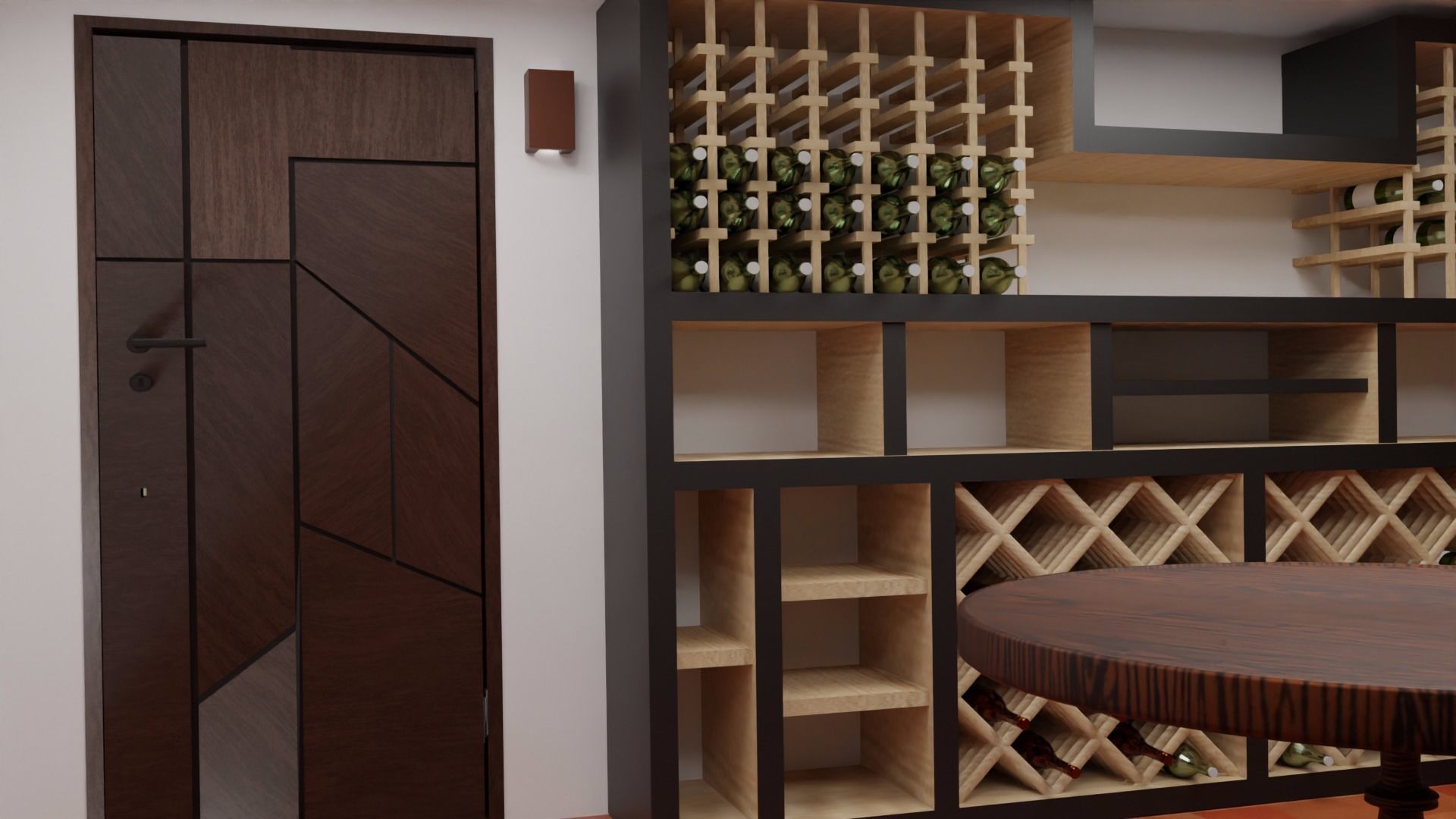 House Design Black House 3D model_11