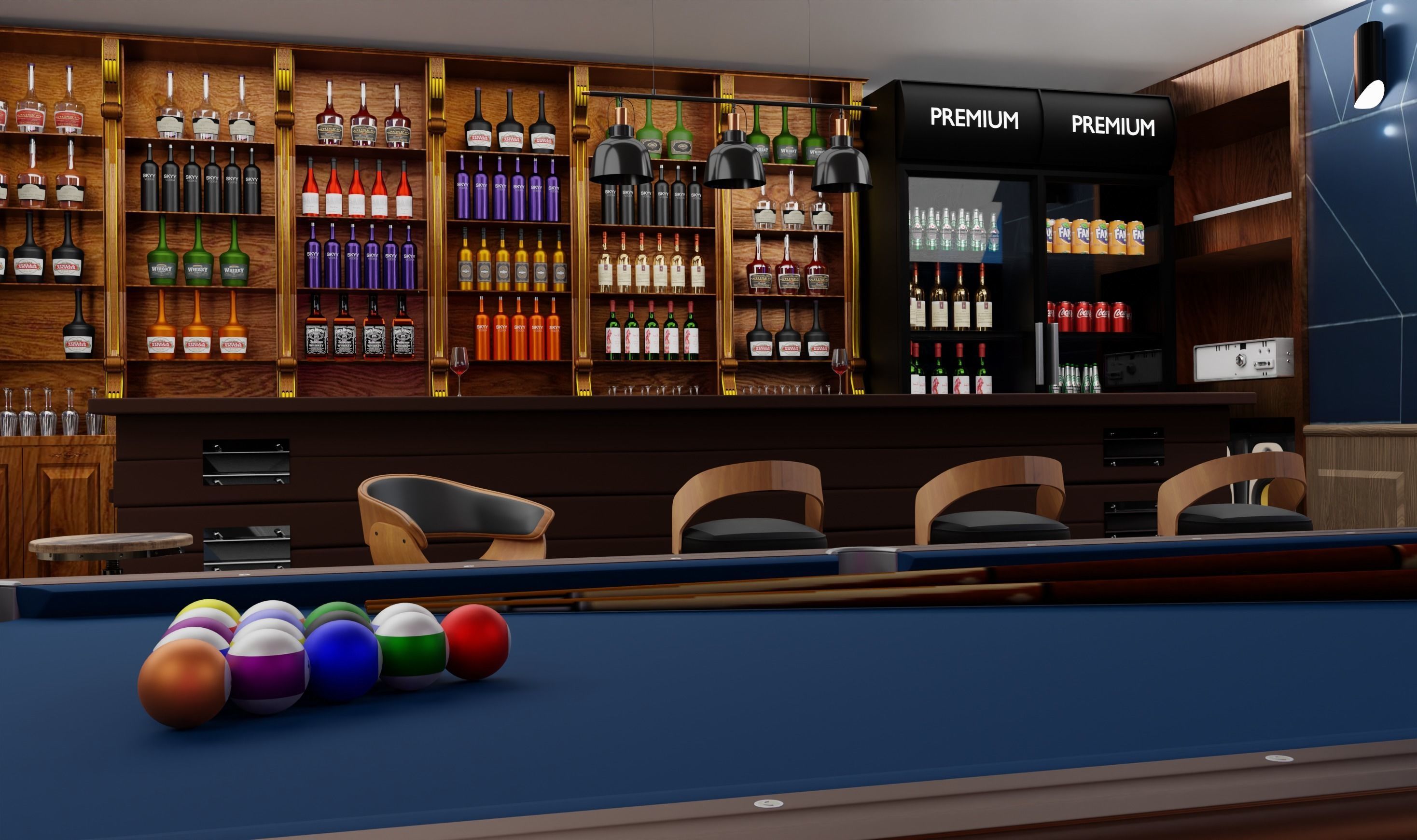 House Design Black House 3D model_6