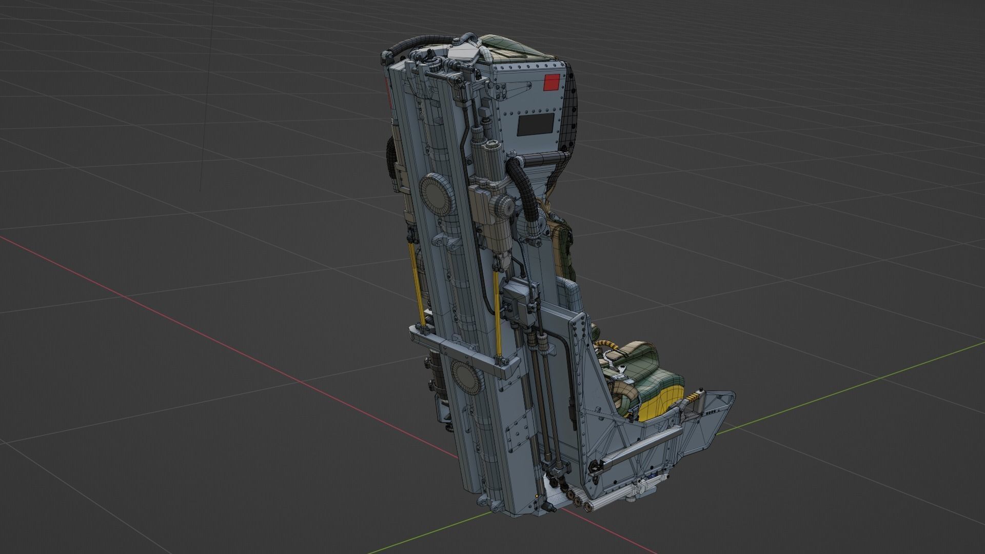 Martin Baker Mk10 Ejection Seat for Tornado GR1 3D print model_7