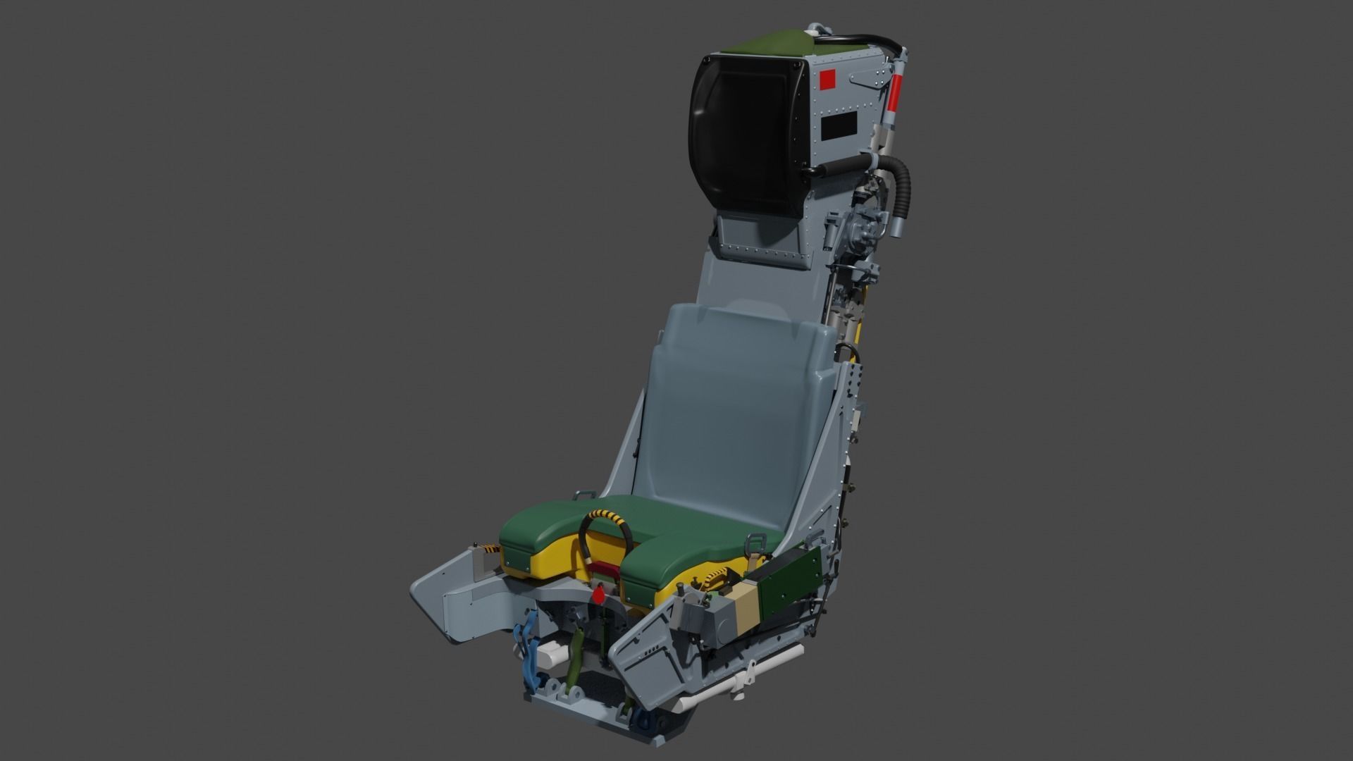 Martin Baker Mk10 Ejection Seat for Tornado GR1 3D print model_9