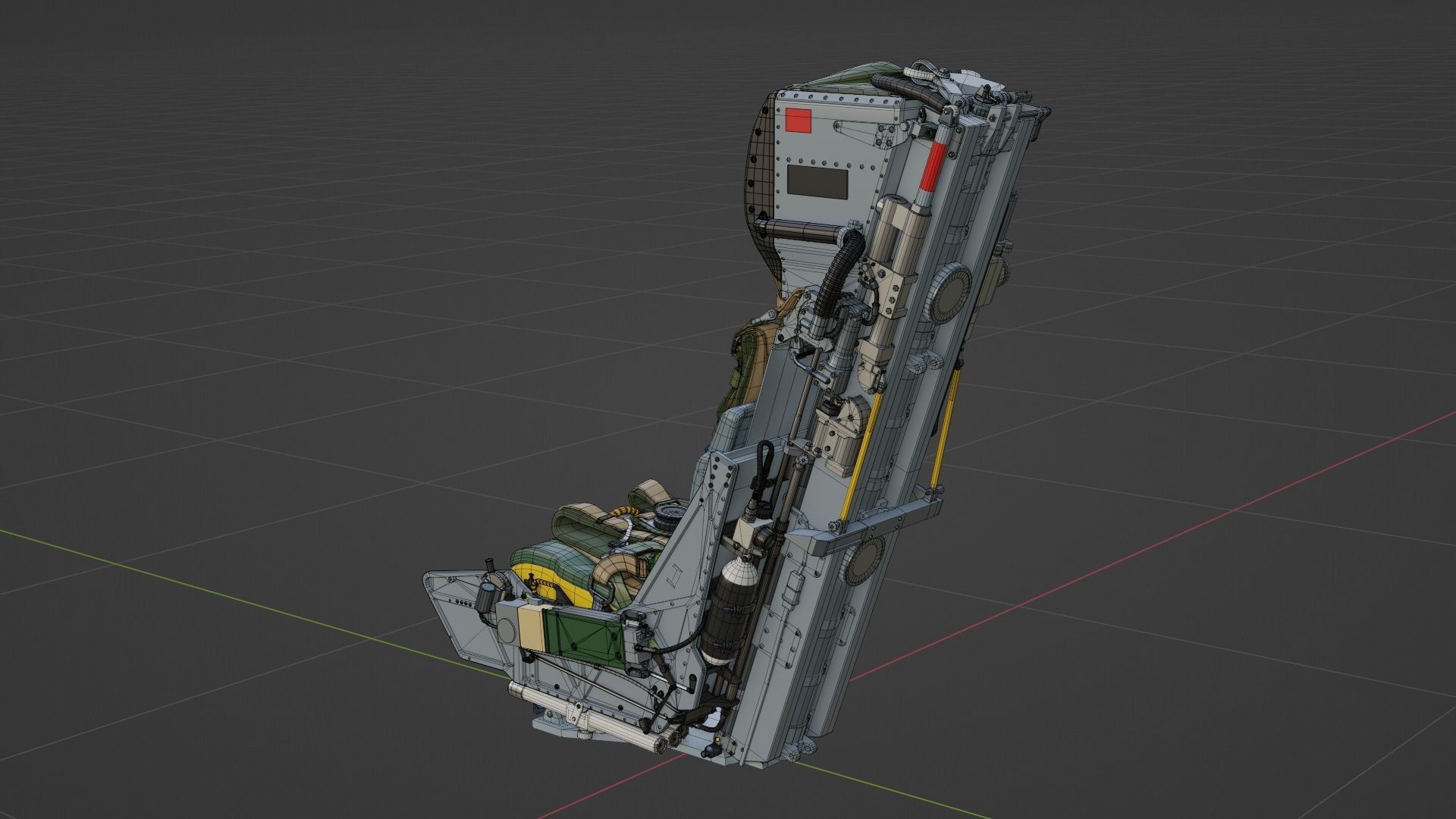 Martin Baker Mk10 Ejection Seat for Tornado GR1 3D print model_6