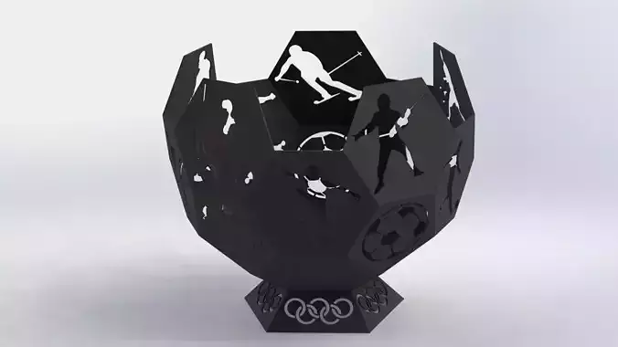 Fire bowl 3D print model