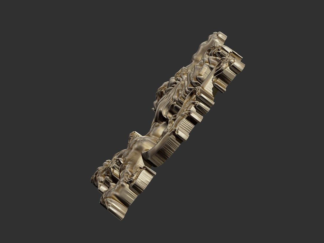 Coat of arms Lion - Heraldic 3D print model_6