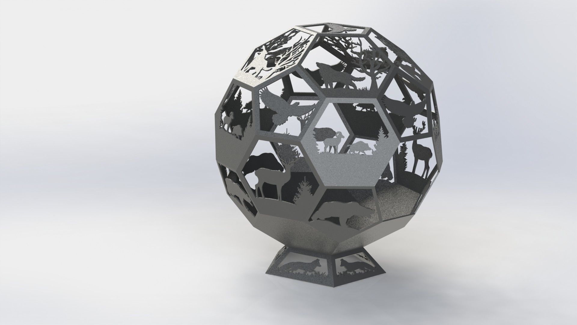 Fire bowl 3D print model_1