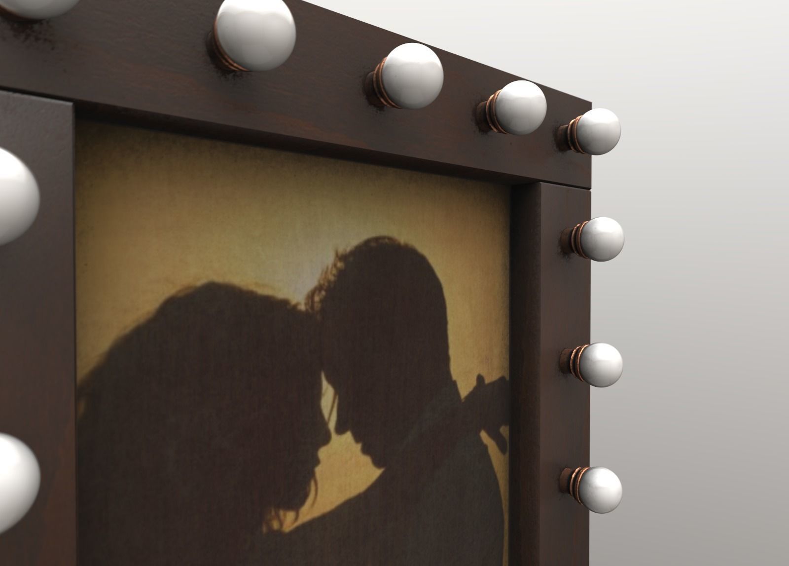 picture frame backlight 3D print model_4