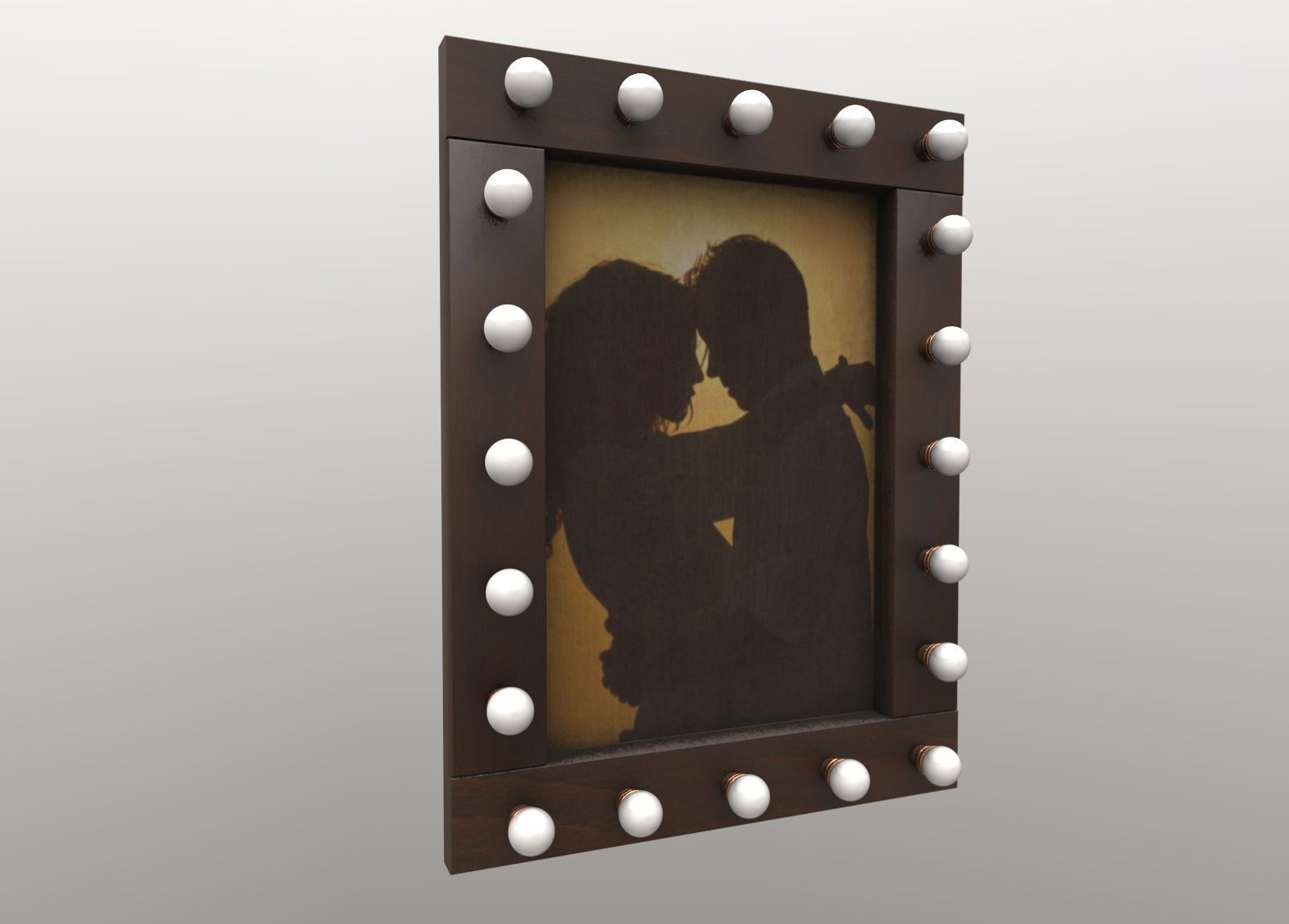 picture frame backlight 3D print model_1