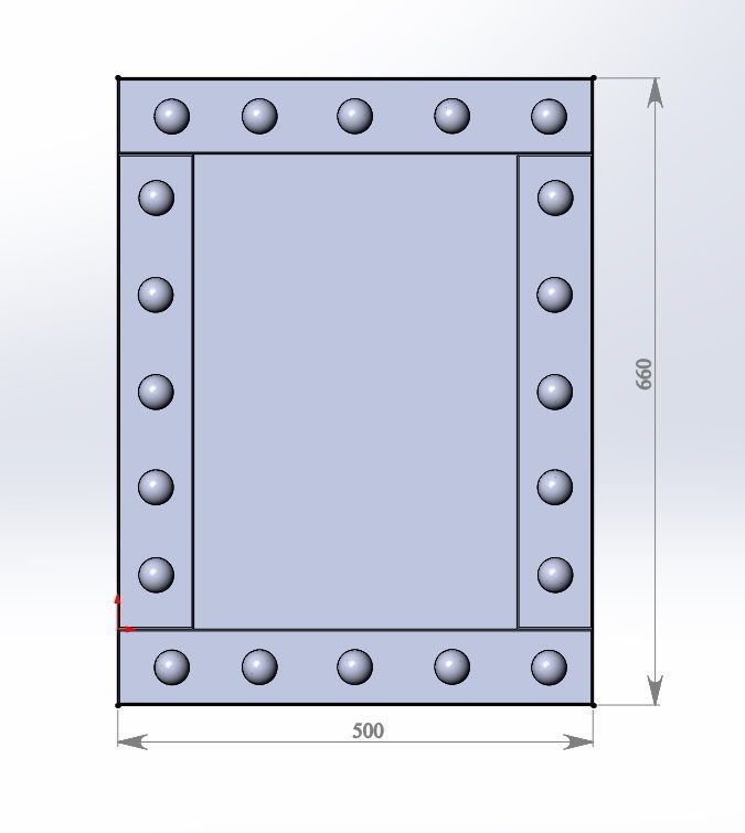 picture frame backlight 3D print model_6
