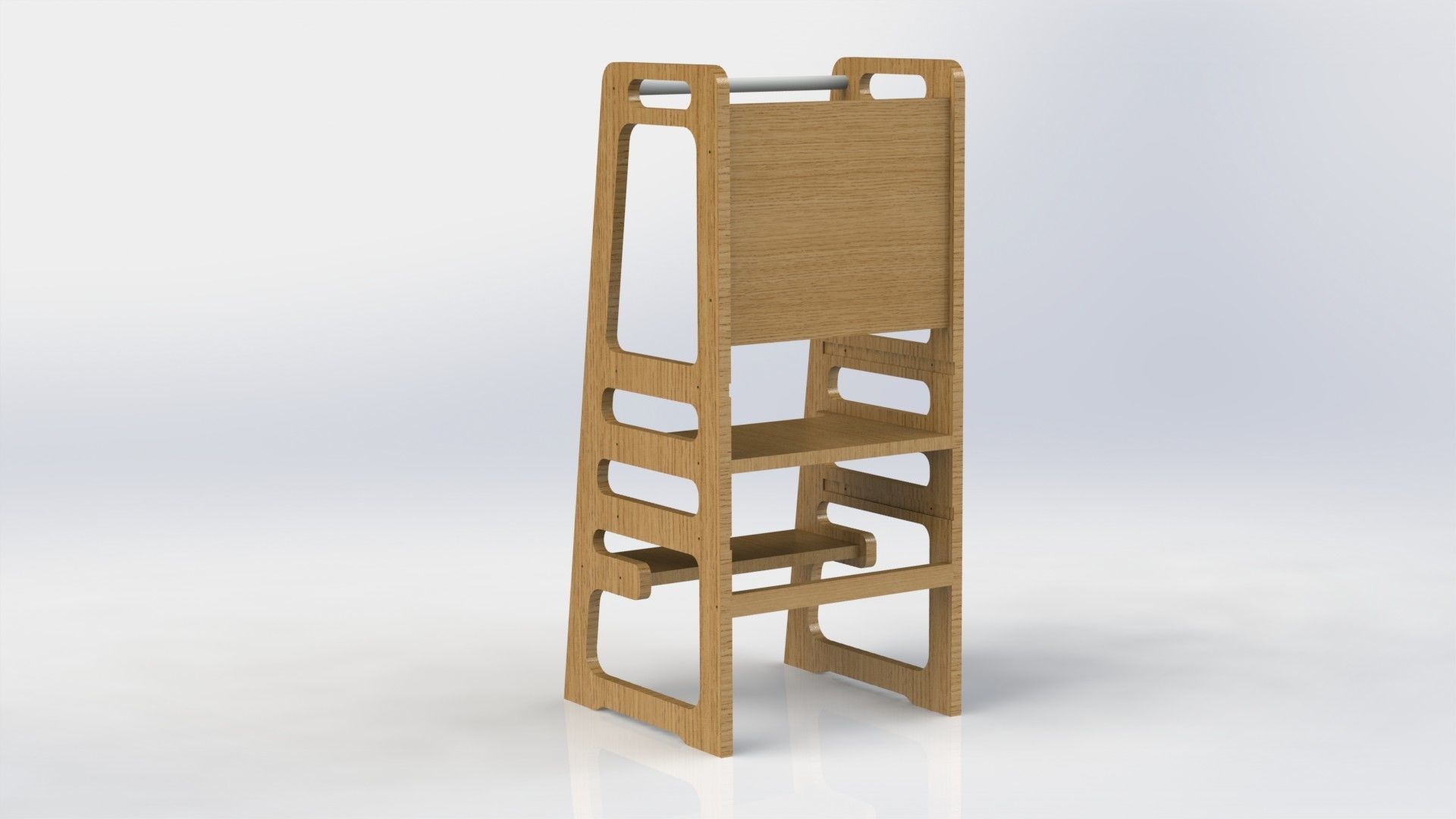 Tower with chair table and board 3D print model_9