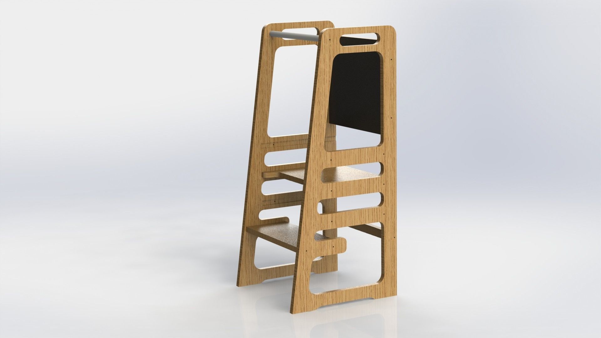 Tower with chair table and board 3D print model_8