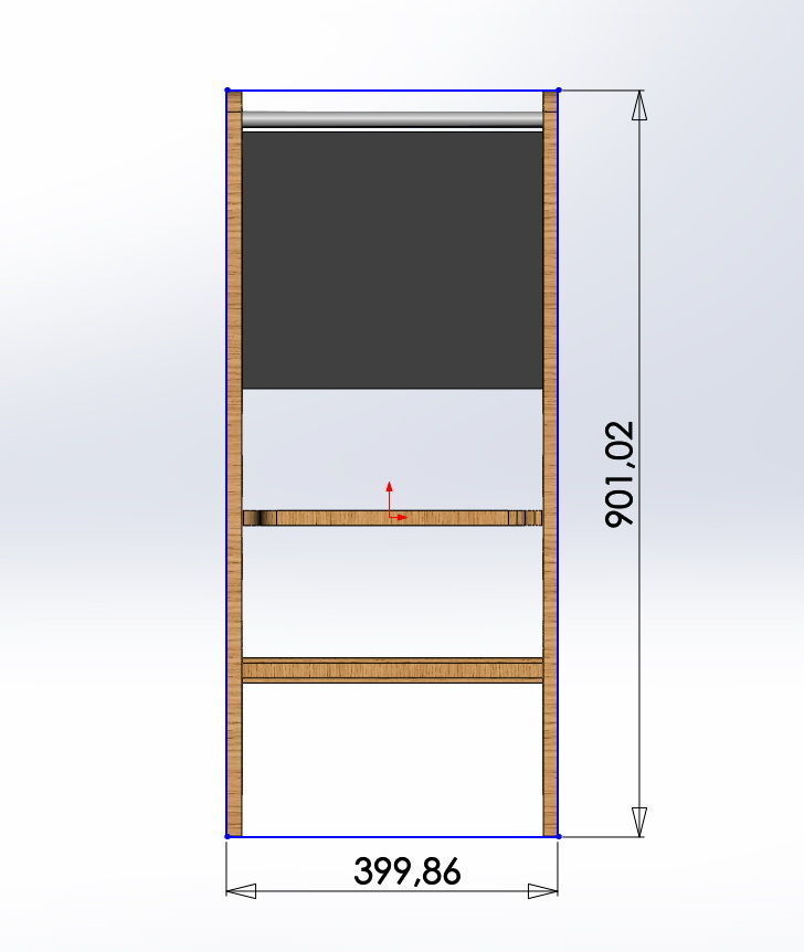 Tower with chair table and board 3D print model_10