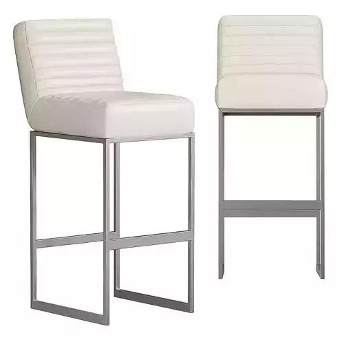 Bernay Leather Bar Stool 