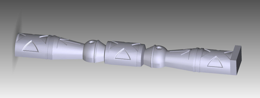 carved door portal 3D print model_3