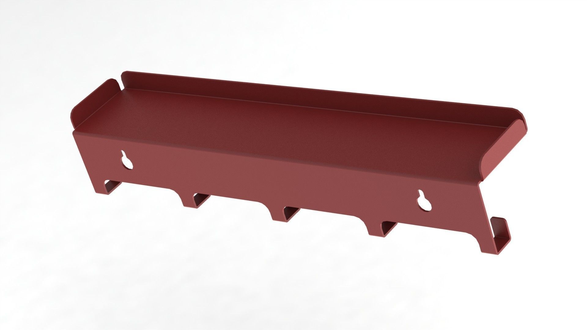 bathroom shelves 3D print model_15