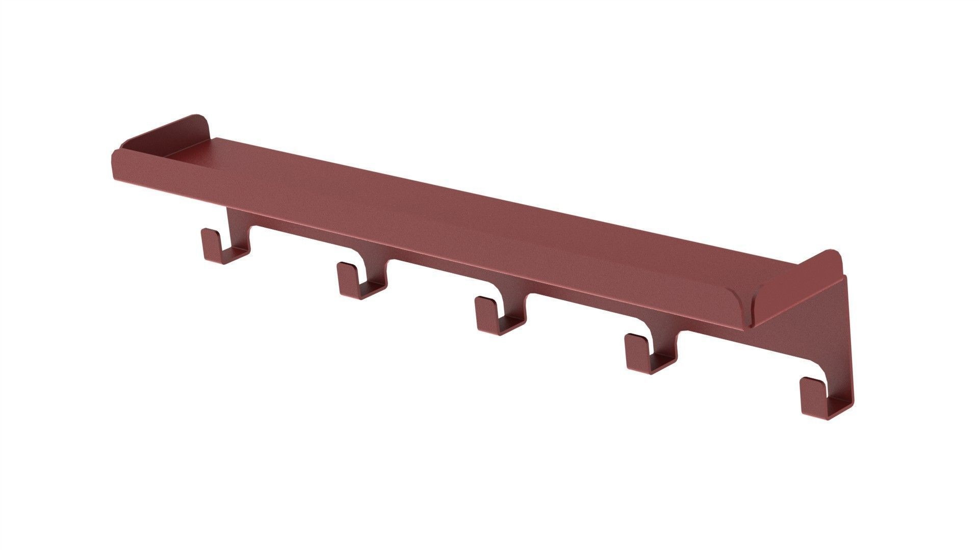 bathroom shelves 3D print model_13